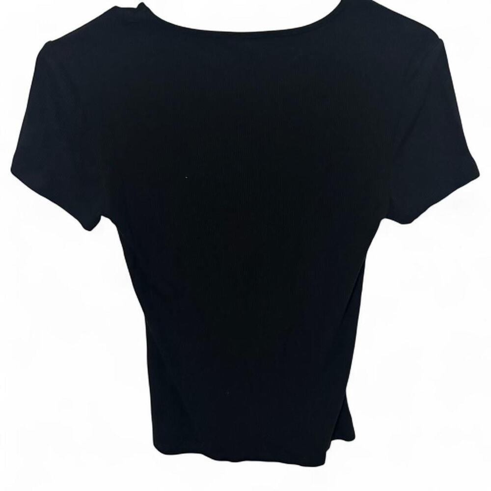 Bebe black rhinestone logo tee - Picture 5 of 5